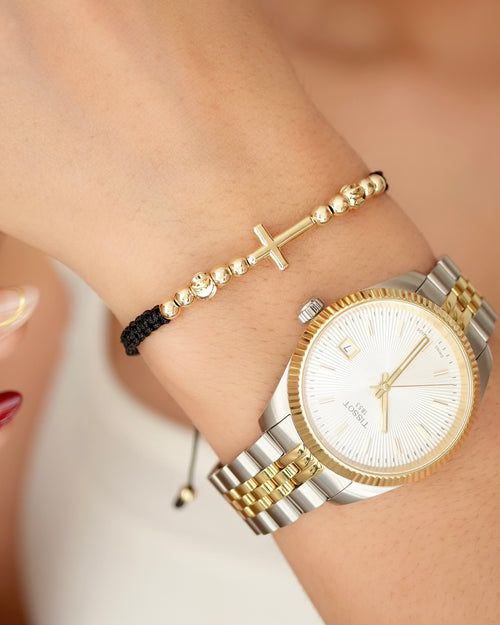 BRAZALETE CRUZ DIAMANTADO