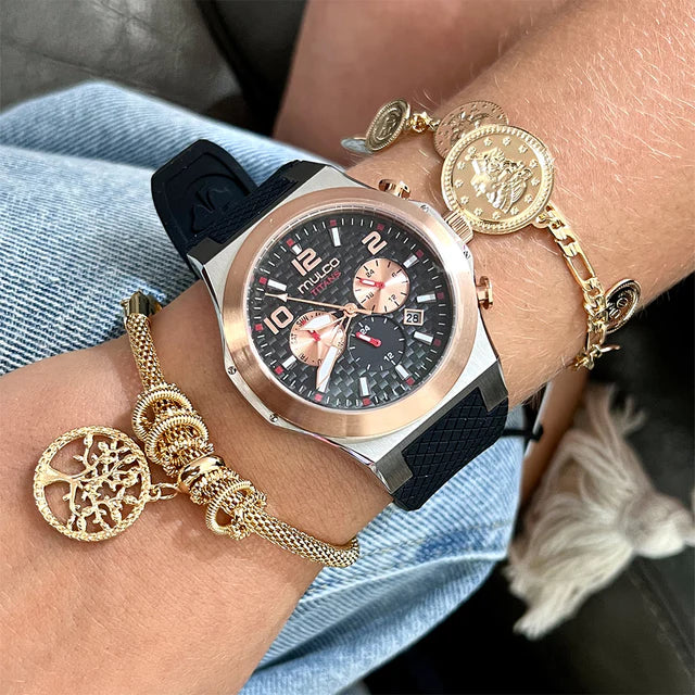 MULCO TITANS SLAP LADIES NEGRO Y ROJO