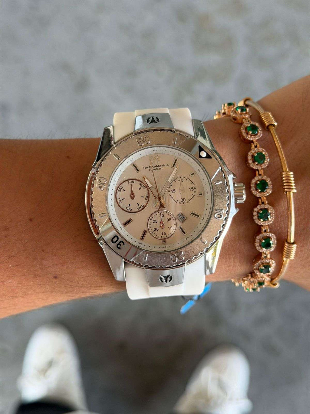 TECHNOMARINE UF6 PLATEADO